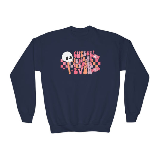 Cutest Trick Or Treater Ever Kids Halloween Sweatshirt - funny t-shirt by Cheeky Business