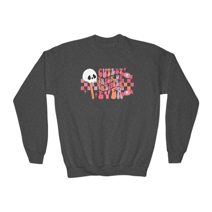 Cutest Trick Or Treater Ever Kids Halloween Sweatshirt - funny t-shirt by Cheeky Business