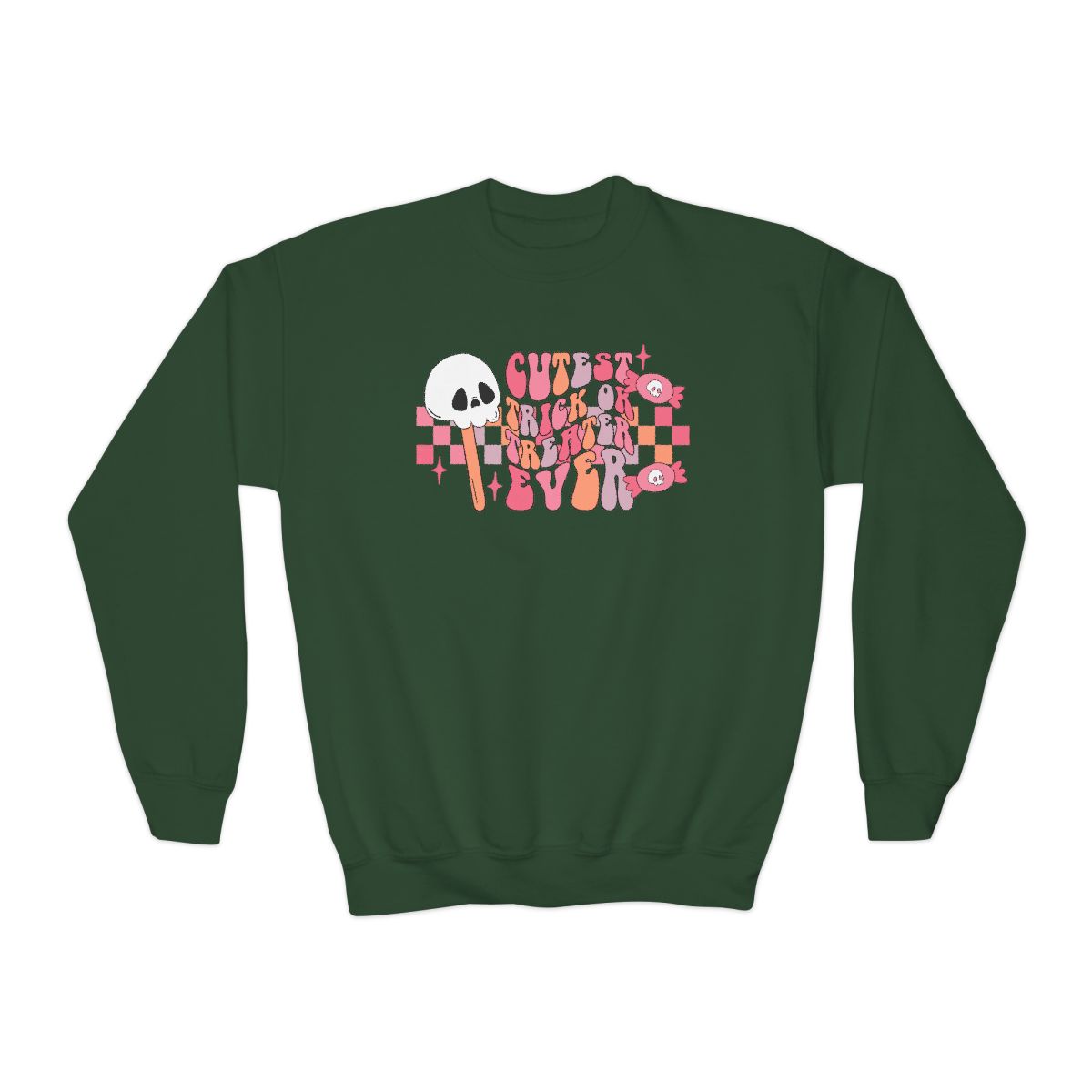 Cutest Trick Or Treater Ever Kids Halloween Sweatshirt - funny t-shirt by Cheeky Business
