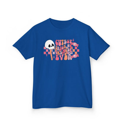 Cutest Trick Or Treater Ever Kids Halloween T-Shirt - funny t-shirt by Cheeky Business
