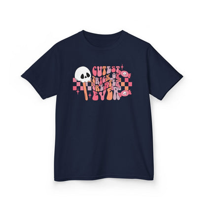 Cutest Trick Or Treater Ever Kids Halloween T-Shirt - funny t-shirt by Cheeky Business