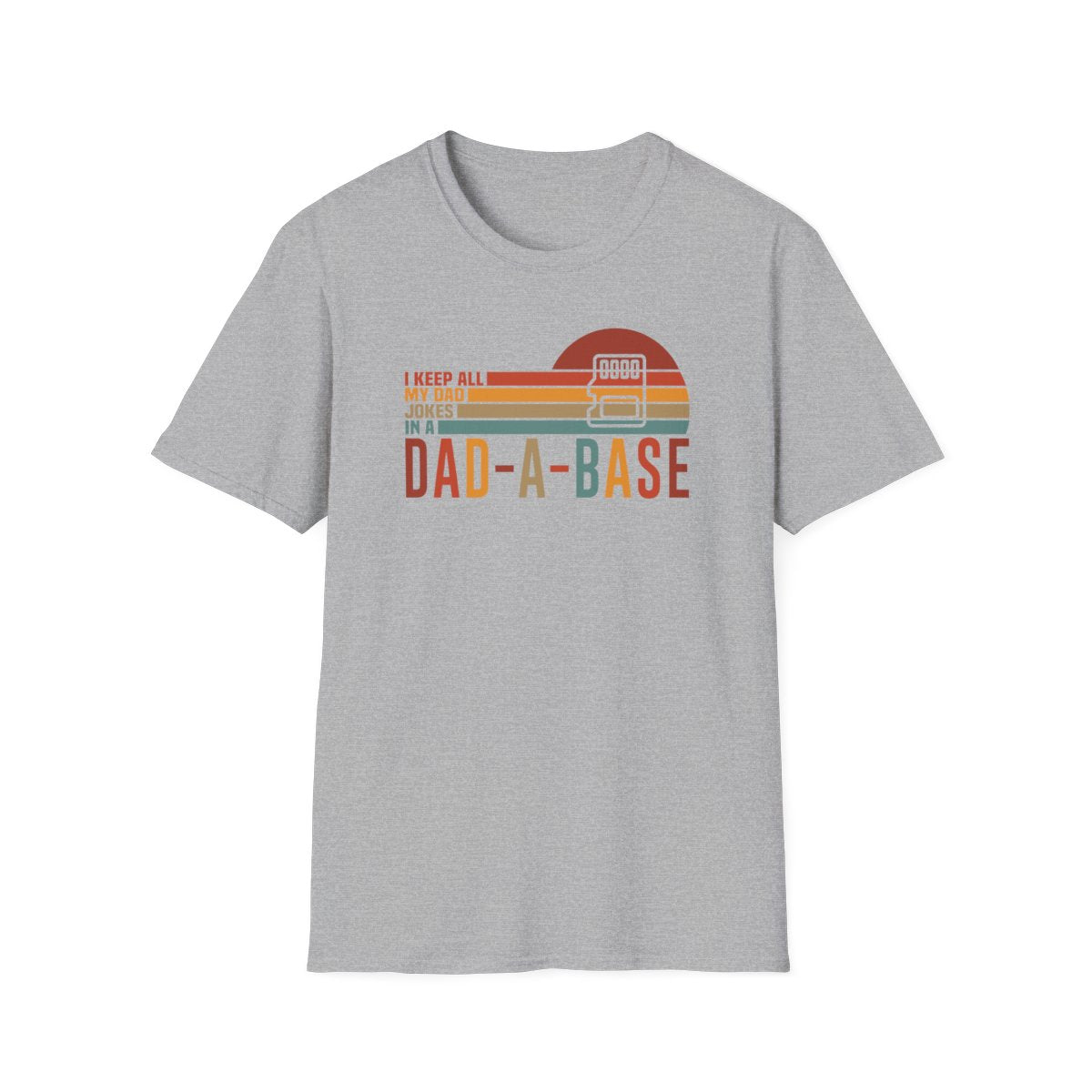 Dad-A-Base Dad Jokes T-Shirt - funny t-shirt by Cheeky Business
