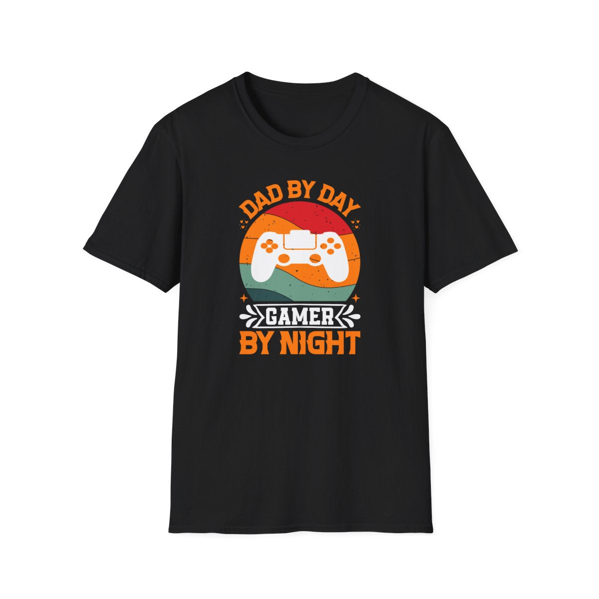 Dad By Day Gamer By Night T-Shirt - funny t-shirt by Cheeky Business