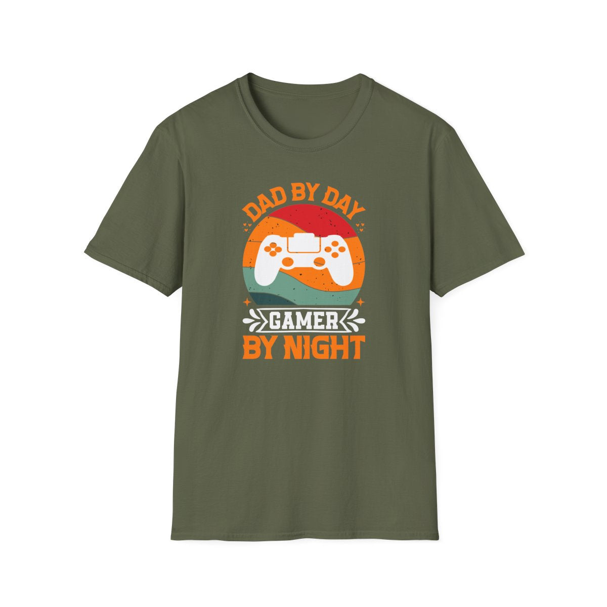 Dad By Day Gamer By Night T-Shirt - funny t-shirt by Cheeky Business