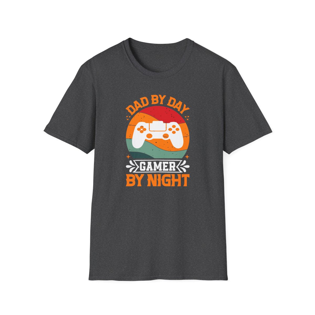 Dad By Day Gamer By Night T-Shirt - funny t-shirt by Cheeky Business