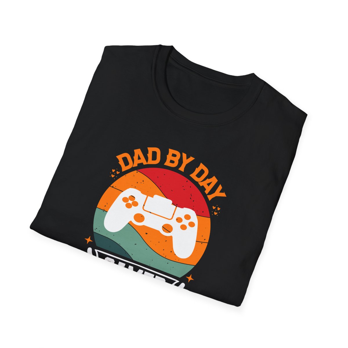 Dad By Day Gamer By Night T-Shirt - funny t-shirt by Cheeky Business