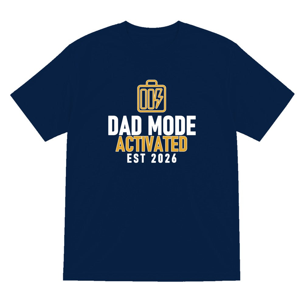 Dad Mode Activated Funny Dad T-Shirt & Sweatshirt T-Shirt in Navy