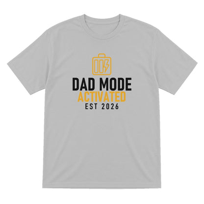 Dad Mode Activated Funny Dad T-Shirt & Sweatshirt T-Shirt in Sport Grey