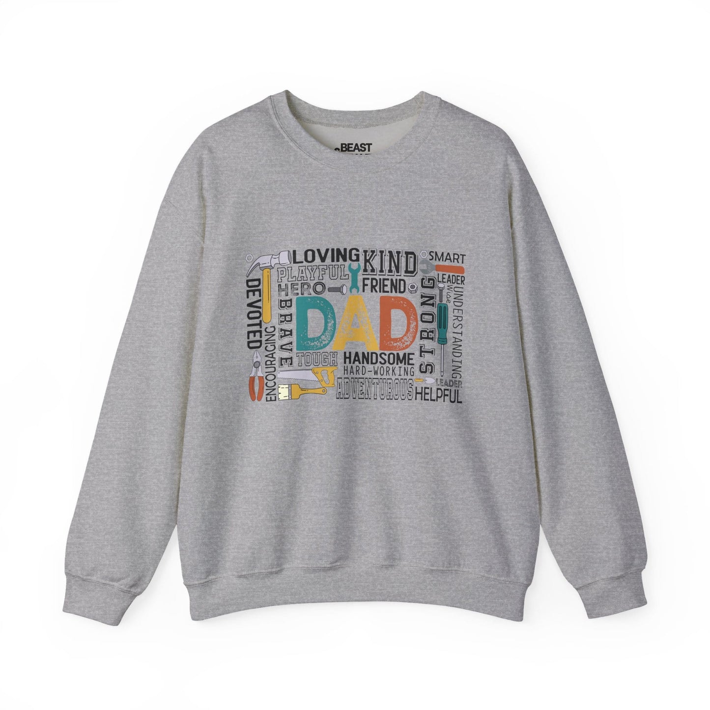 Dad The Handyman Sweatshirt sweatshirt product image 3 from Beast and Beauty