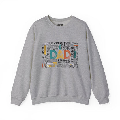 Dad The Handyman Sweatshirt sweatshirt product image 3 from Beast and Beauty