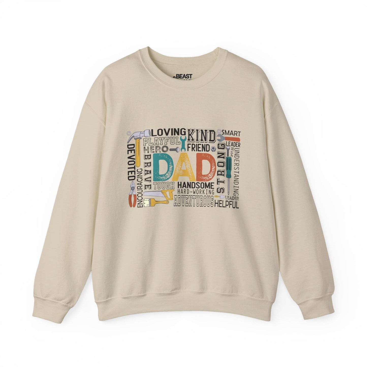Dad The Handyman Sweatshirt sweatshirt product image 2 from Beast and Beauty