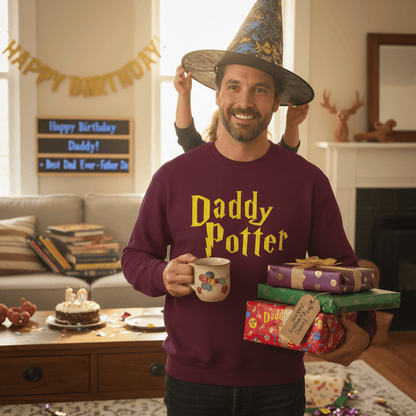 Daddy Potter Sweatshirt product lifestyle gift idea