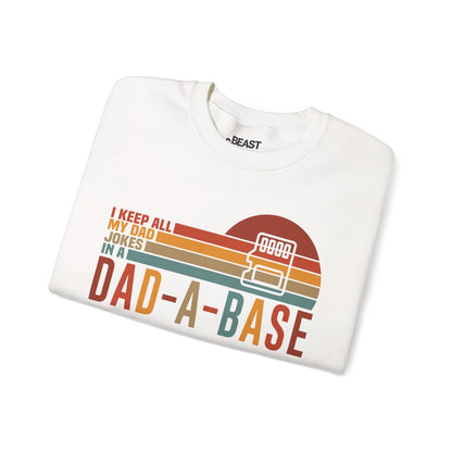 i keep all my dad jokes in a dad-a-base sweatshirt sweatshirt Father's Day gift idea image 6