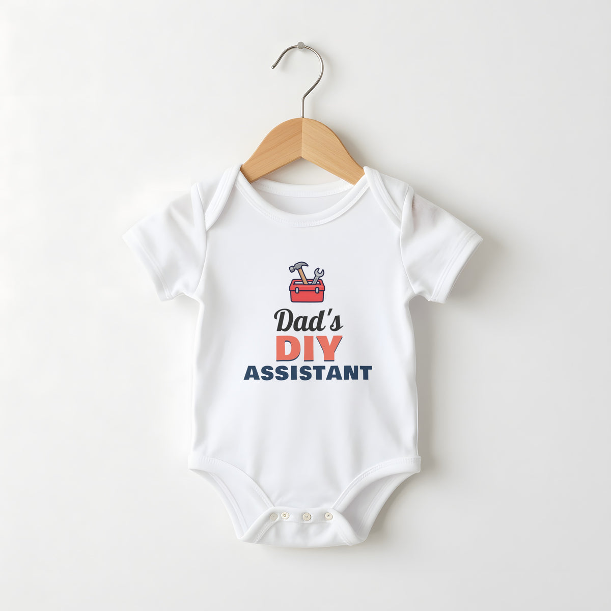 Dad's DIY Assistant funny baby grow