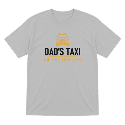 Dad's Taxi Funny Dad T-Shirt & Sweatshirt T-Shirt in Sport Grey