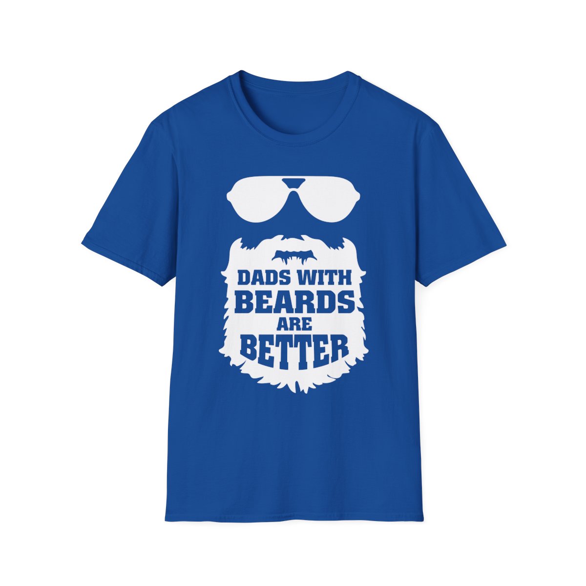 Dads With Beards Are Better Graphic T-Shirt - funny t-shirt by Cheeky Business