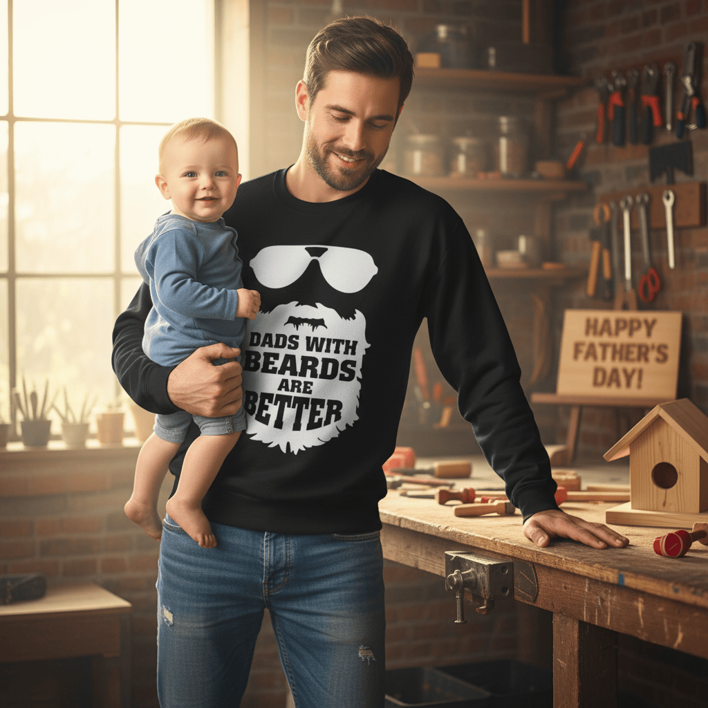 Dads With Beards Are Better Sweatshirt sweatshirt product image 11 from Beast and Beauty