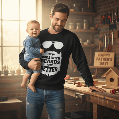 Dads With Beards Are Better Sweatshirt sweatshirt product image 11 from Beast and Beauty