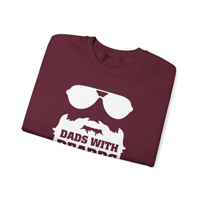 Dads With Beards Are Better Sweatshirt - funny sweatshirt by Cheeky Business