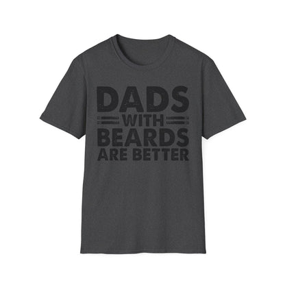 Dads With Beards Are Better T-Shirt - funny t-shirt by Cheeky Business