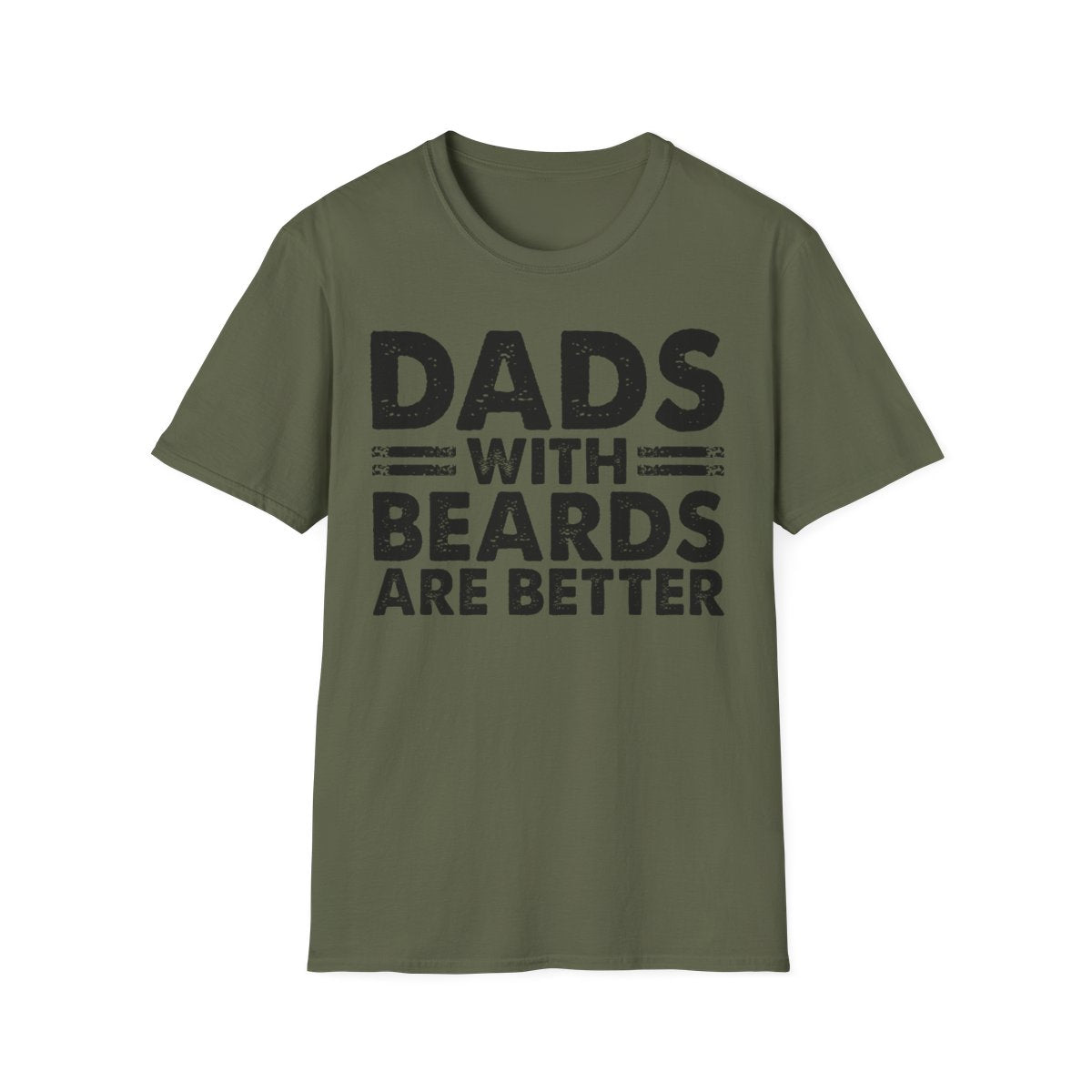 Dads With Beards Are Better T-Shirt - funny t-shirt by Cheeky Business