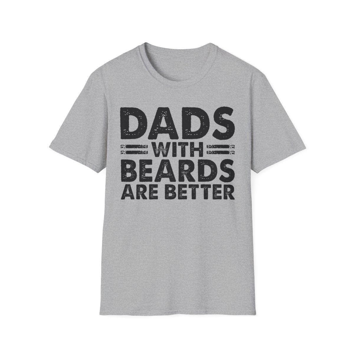 Dads With Beards Are Better T-Shirt - funny t-shirt by Cheeky Business