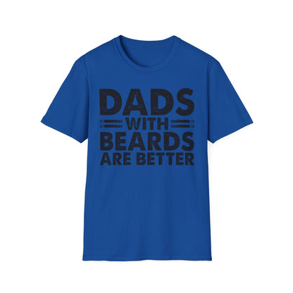 Dads With Beards Are Better T-Shirt - funny t-shirt by Cheeky Business