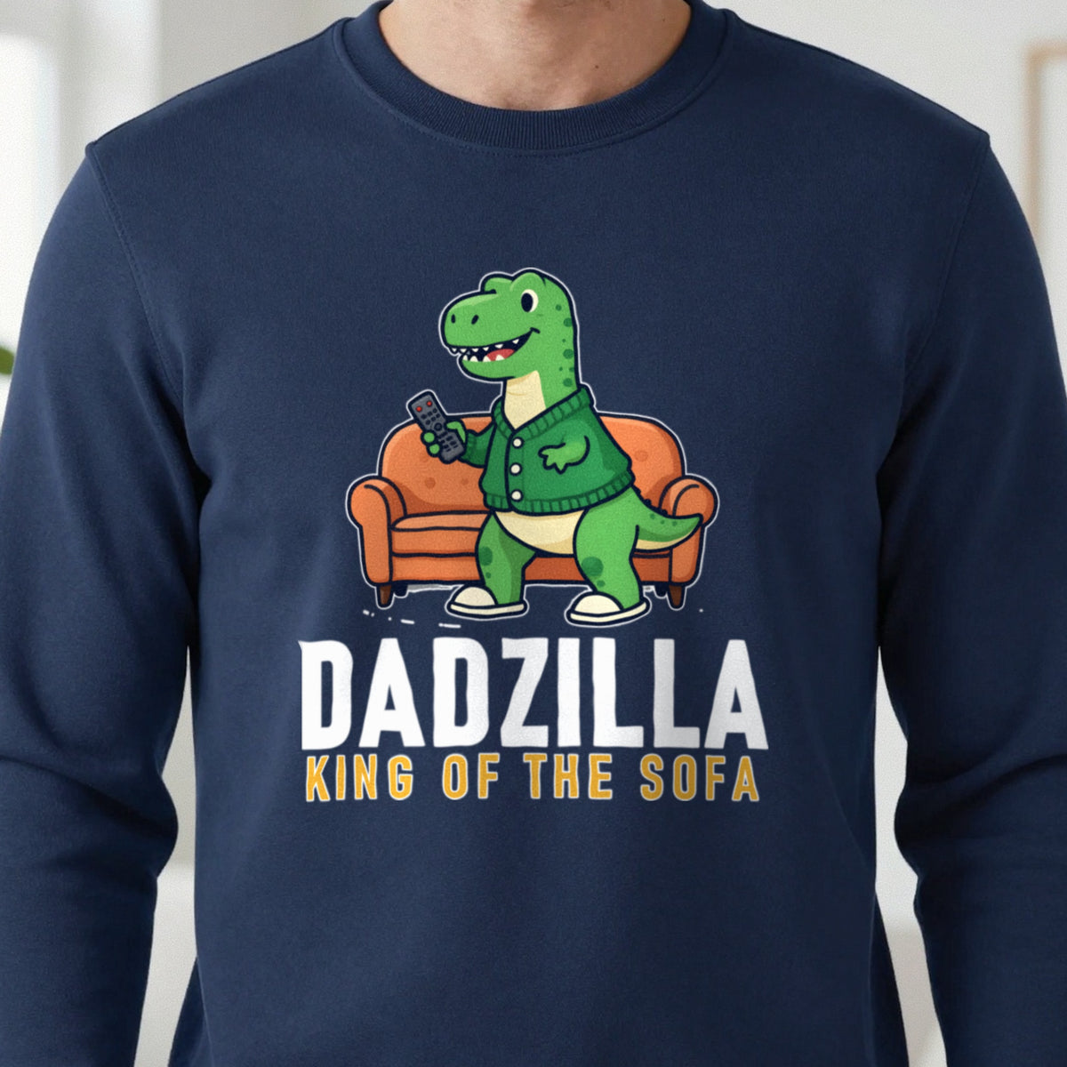 Dadzilla Funny Dad T-Shirt & Sweatshirt close-up