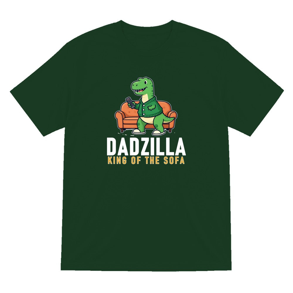 Dadzilla Funny Dad T-Shirt & Sweatshirt T-Shirt in Forest Green