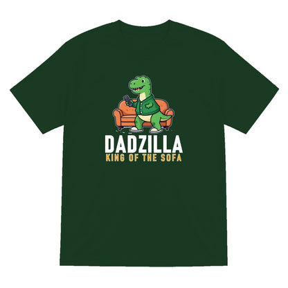 Dadzilla Funny Dad T-Shirt & Sweatshirt T-Shirt in Forest Green