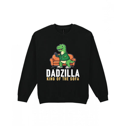 Dadzilla Funny Dad T-Shirt & Sweatshirt Sweatshirt in Black