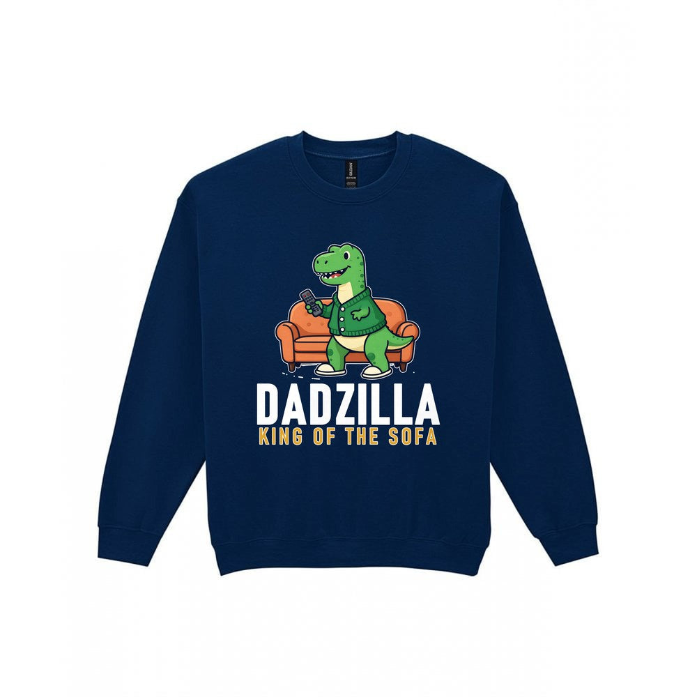 Dadzilla Funny Dad T-Shirt & Sweatshirt Sweatshirt in Navy