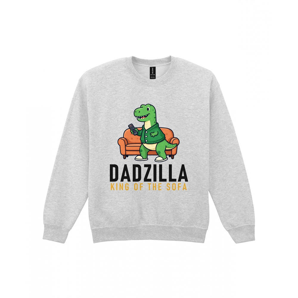Dadzilla Funny Dad T-Shirt & Sweatshirt Sweatshirt in Sport Grey