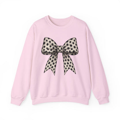 Dalmatian Bow Sweatshirt - funny sweatshirt by Cheeky Business