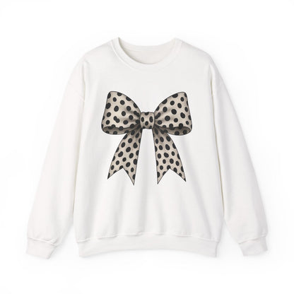 Dalmatian Bow Sweatshirt - funny sweatshirt by Cheeky Business