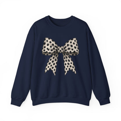 Dalmatian Bow Sweatshirt - funny sweatshirt by Cheeky Business