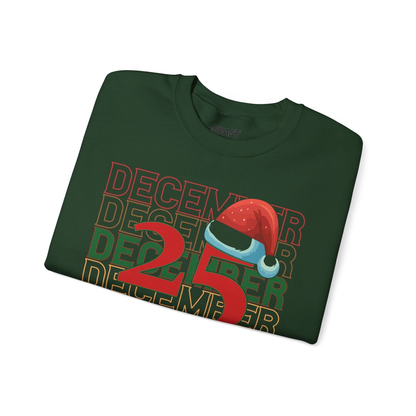 december 25 christmas sweatshirt available in multiple colours