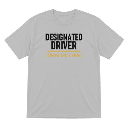 Designated Driver There Isn't One Stag Do T-Shirt & Sweatshirt T-Shirt in Sport Grey