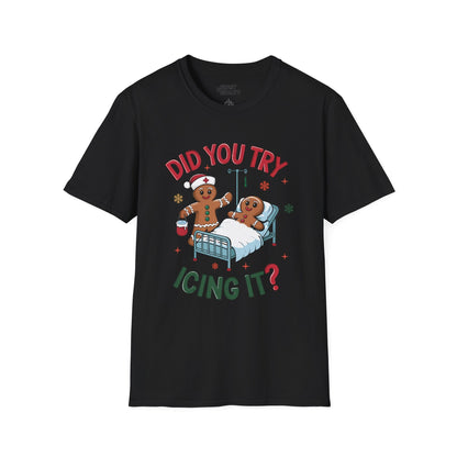 Did You Try Icing It Funny Christmas T-Shirt t-shirt product image 5 from Beast and Beauty