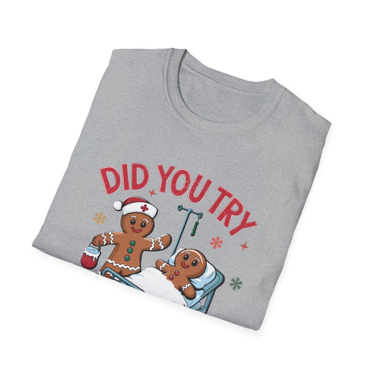 Did You Try Icing It Funny Christmas T-Shirt - funny t-shirt by Cheeky Business