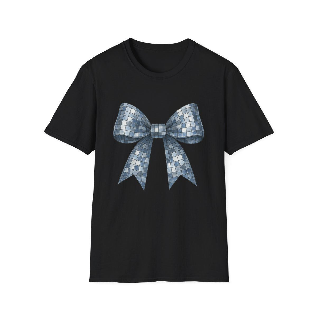 Disco Ball Bow T-Shirt - funny t-shirt by Cheeky Business