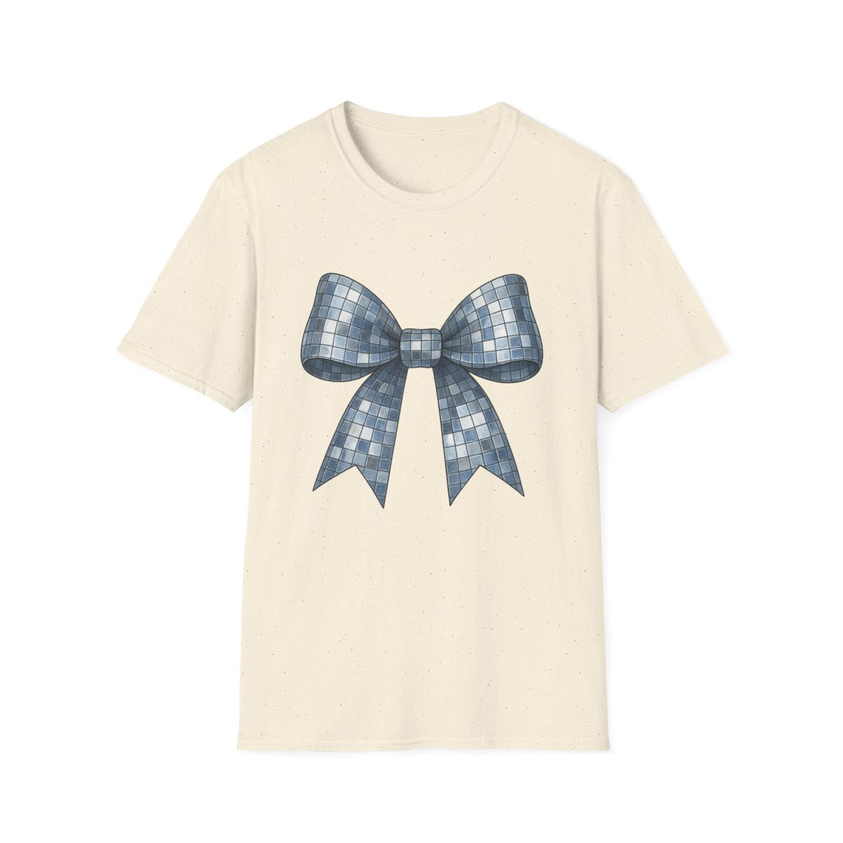 Disco Ball Bow T-Shirt - funny t-shirt by Cheeky Business