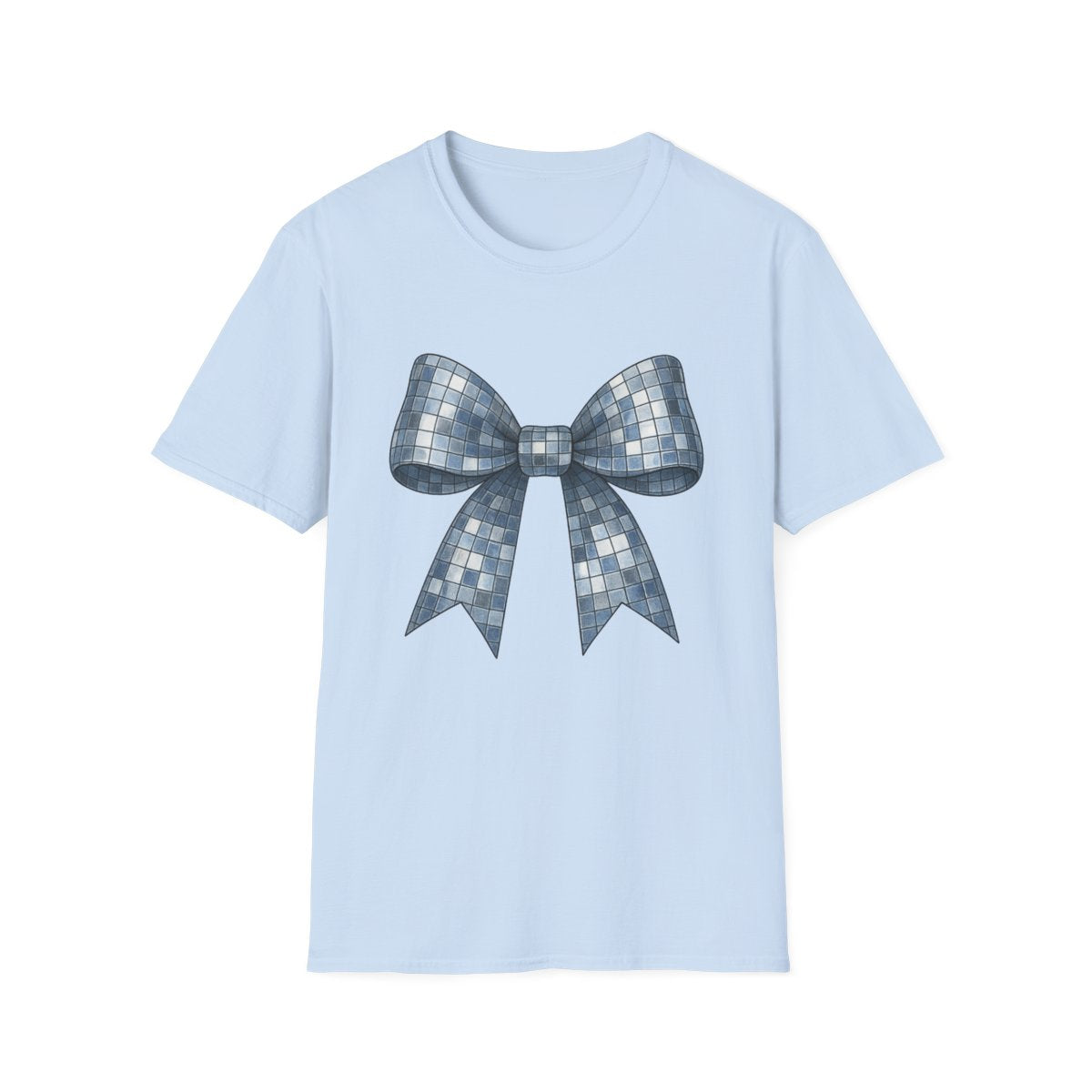 Disco Ball Bow T-Shirt - funny t-shirt by Cheeky Business