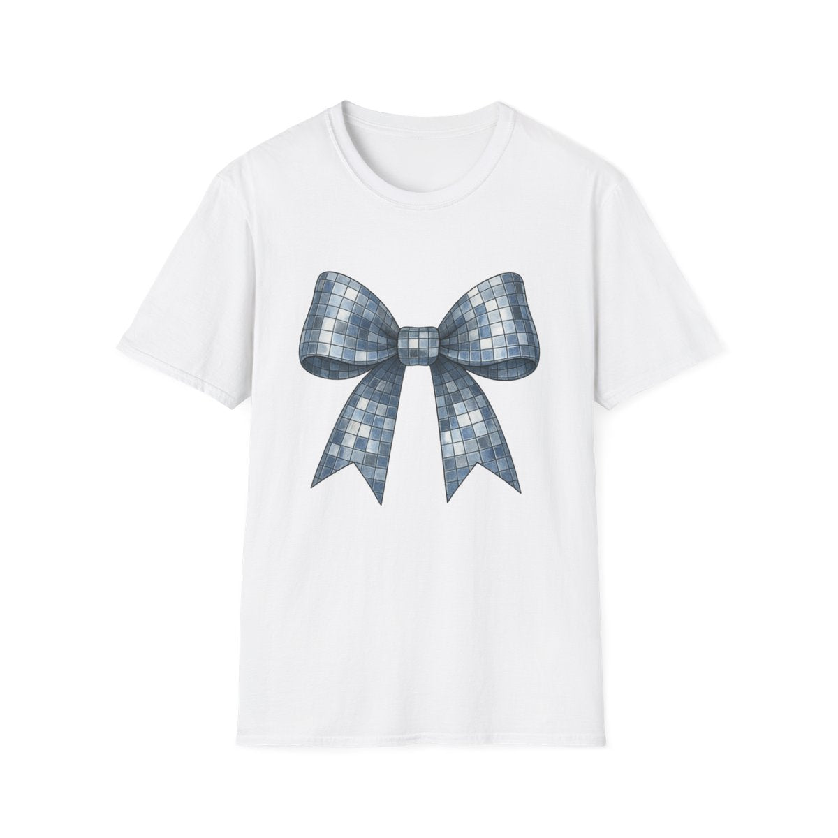 Disco Ball Bow T-Shirt - funny t-shirt by Cheeky Business