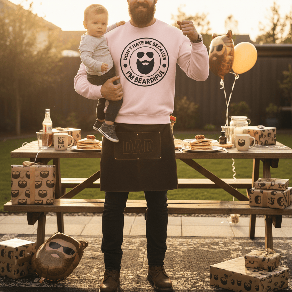Don't Hate Me Because I'm Beardiful Sweatshirt sweatshirt product image 7 from Beast and Beauty