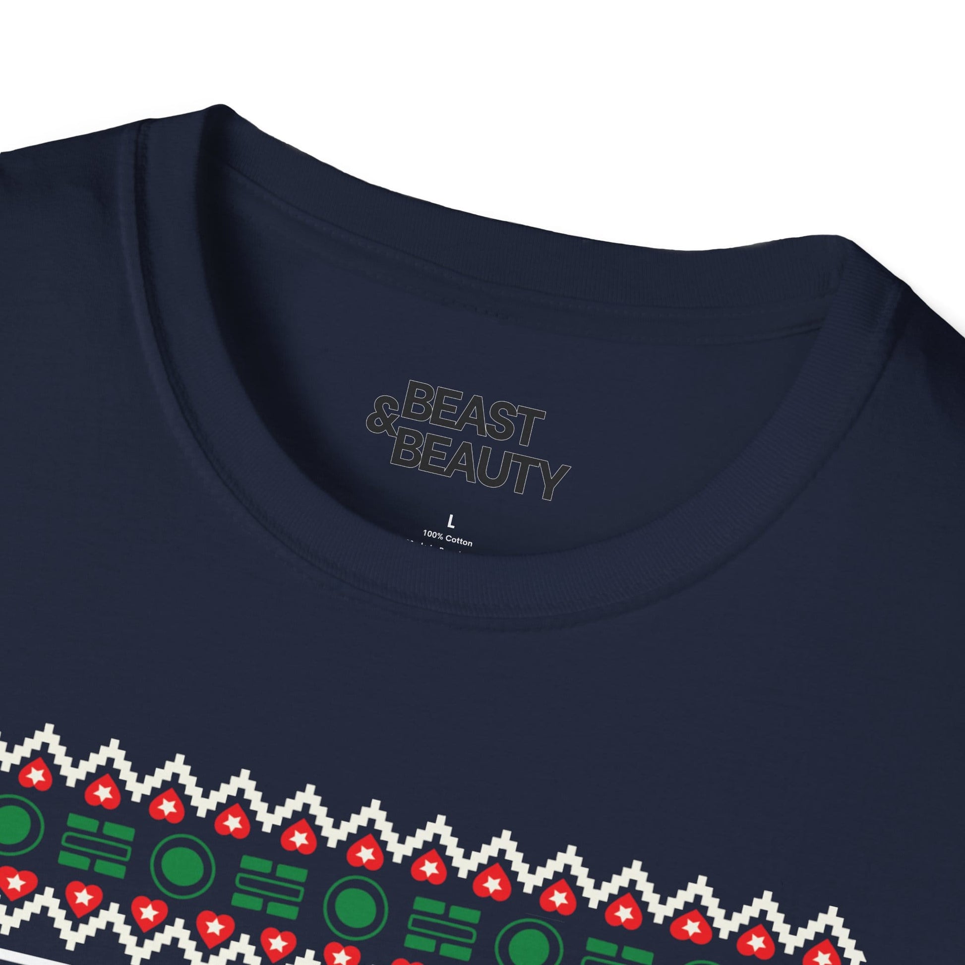 drink up grinches t-shirt front design detail shot