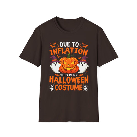 Due to Inflation This Is My Halloween Costume T-Shirt - funny t-shirt by Cheeky Business