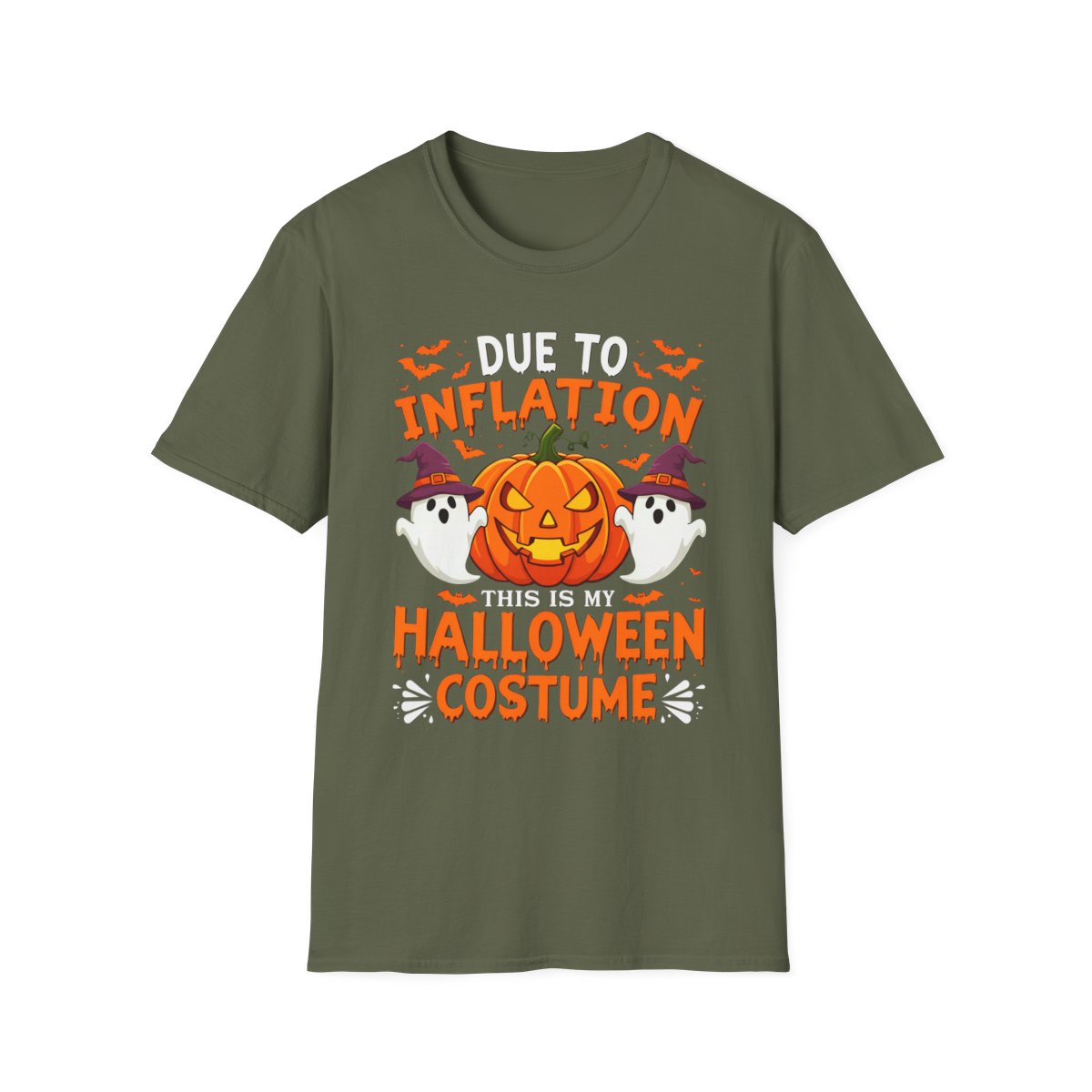 Due to Inflation This Is My Halloween Costume T-Shirt - funny t-shirt by Cheeky Business