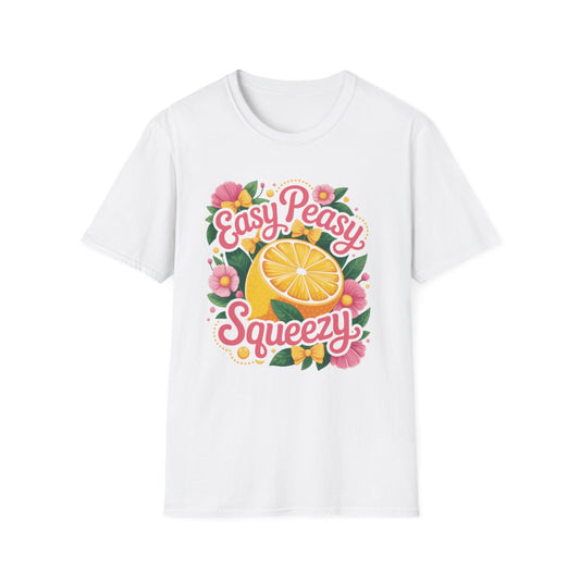Easy Peasy Squeezy T-Shirt - funny t-shirt by Cheeky Business