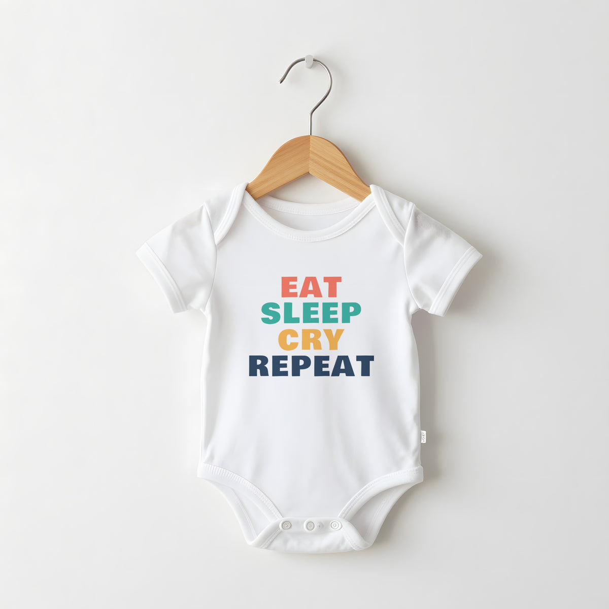 Eat Sleep Cry Repeat funny baby grow